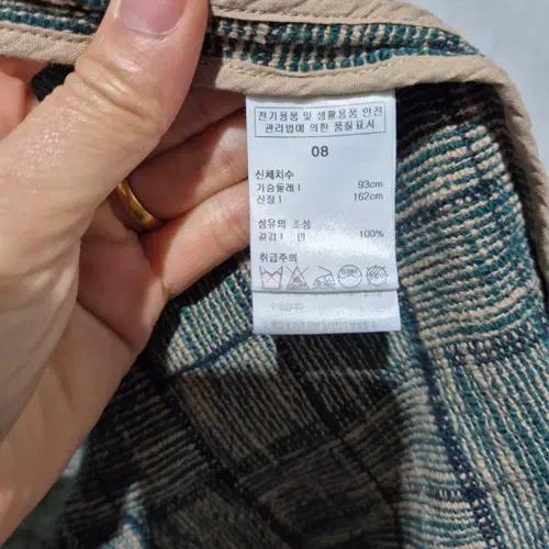 이새 체크 패턴 빈티지 조끼 베스트 5