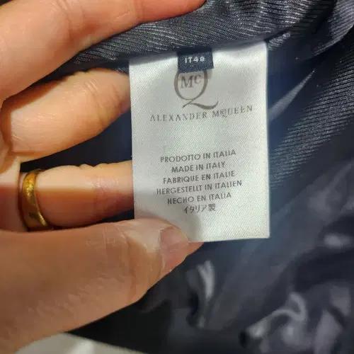 알렉산더 맥퀀 패턴 봄버 자켓 8