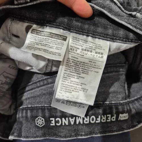 리바이스 블랙 워싱 청바지 3