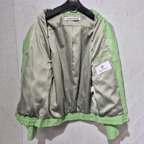 TheOpen Product 그린 레더 자켓 4