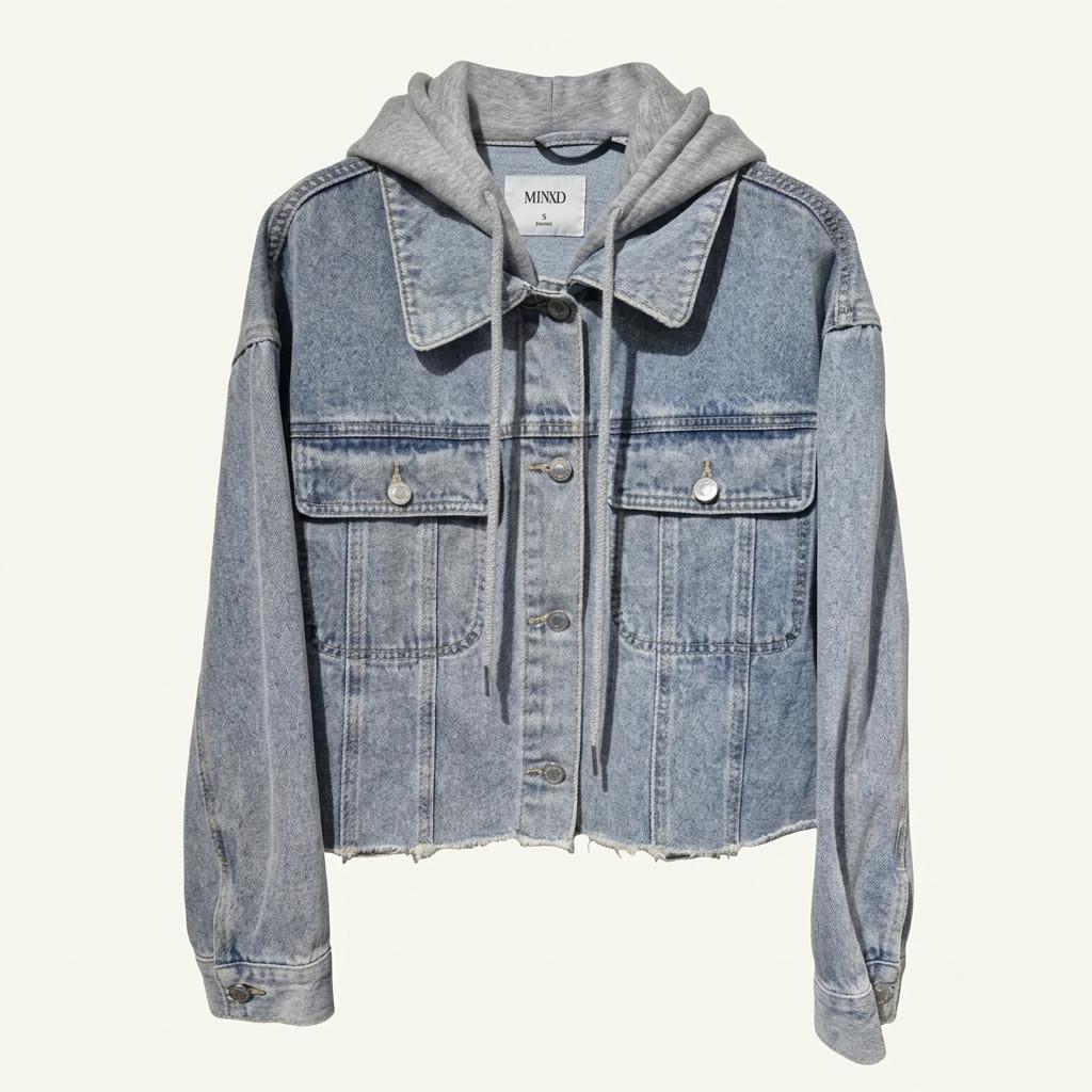 MIXXO 믹쏘 후드 데님 자켓 1