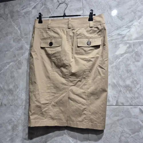 버버리 베이지 포켓 미디 스커트 10