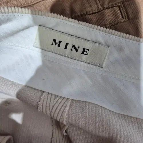 마인 아이보리 코듀로이 와이드 팬츠 4