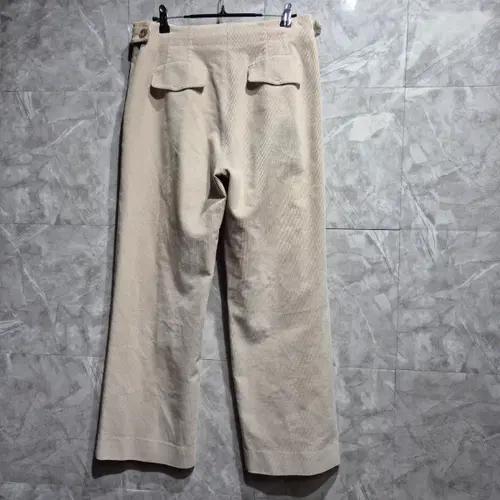마인 아이보리 코듀로이 와이드 팬츠 6