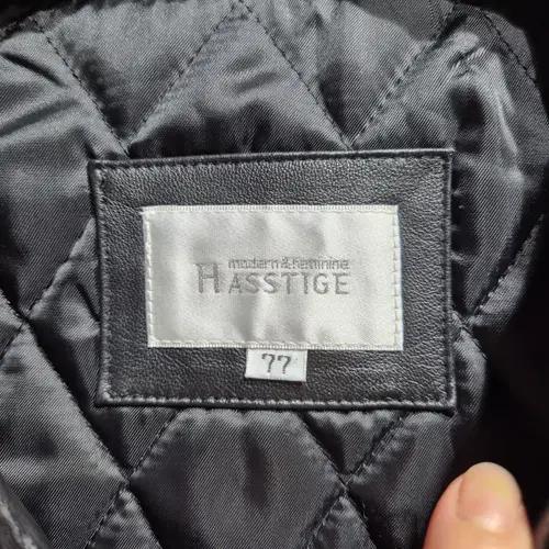 HASSTLGE 블랙 양가죽 롱 코트 7
