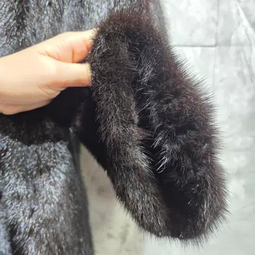 통밍크 롱코트 8