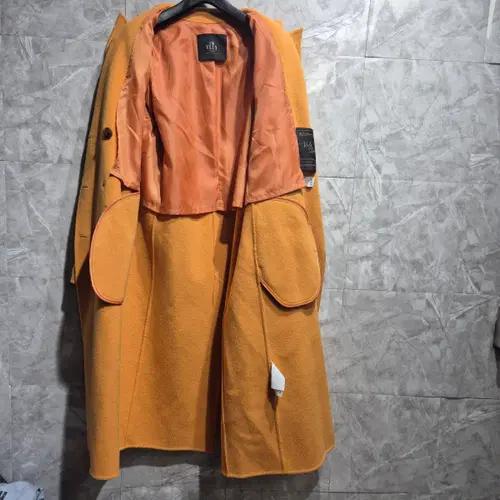 앤 벨리 캐시미어 더블 롱코트 오렌지 3