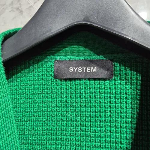 SYSTEM 시스템 그린색상 가디건 6