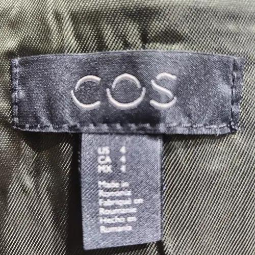 코스 오버핏 롱 코트 블랙 4