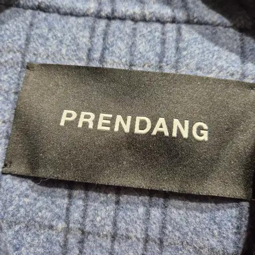 쁘랭땅 체크 후드 코트 4