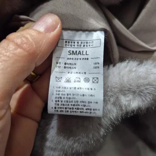후드 퍼 자켓 그레이 5