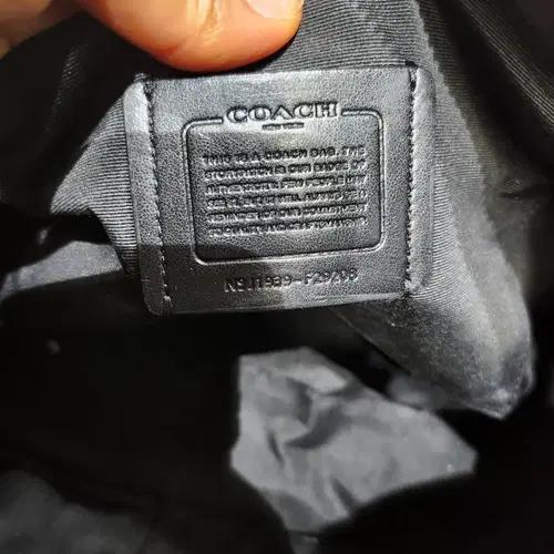 코치 블랙 시그니처 토트백 7