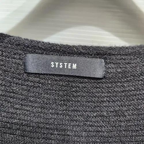 SYSTEM 블랙 니트 롱 원피스 3