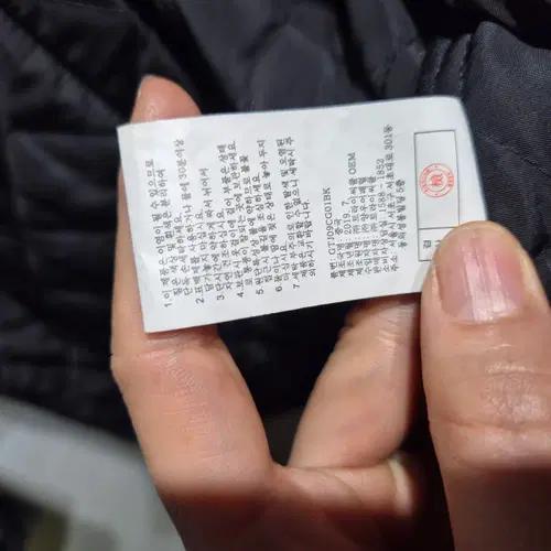 GENT 퀼팅 자켓 블랙 5