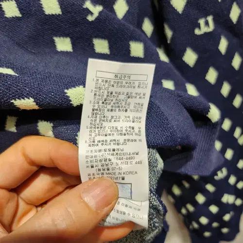 쥬시꾸뛰르 패턴 네이비 가디건 6