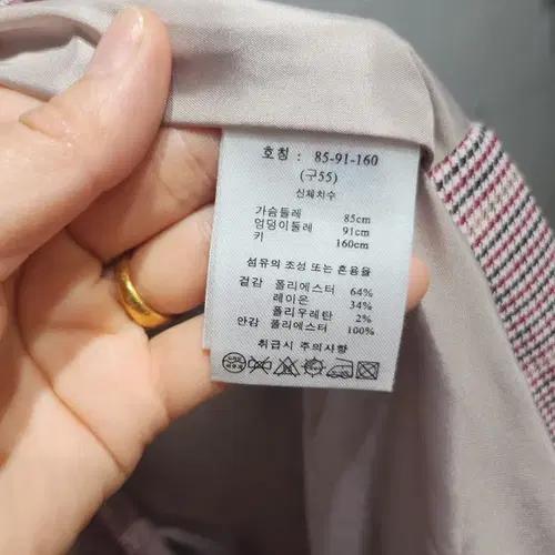 SZ WANI 체크 롱 조끼 베스트 5