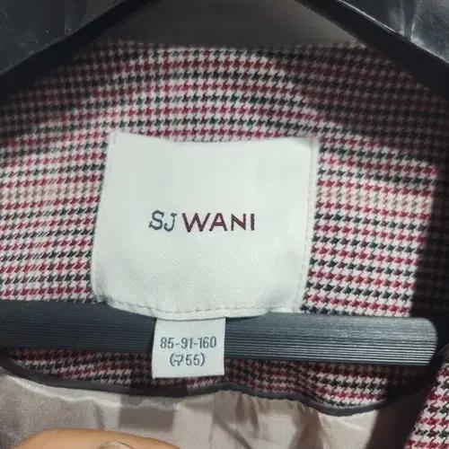 SZ WANI 체크 롱 조끼 베스트 3