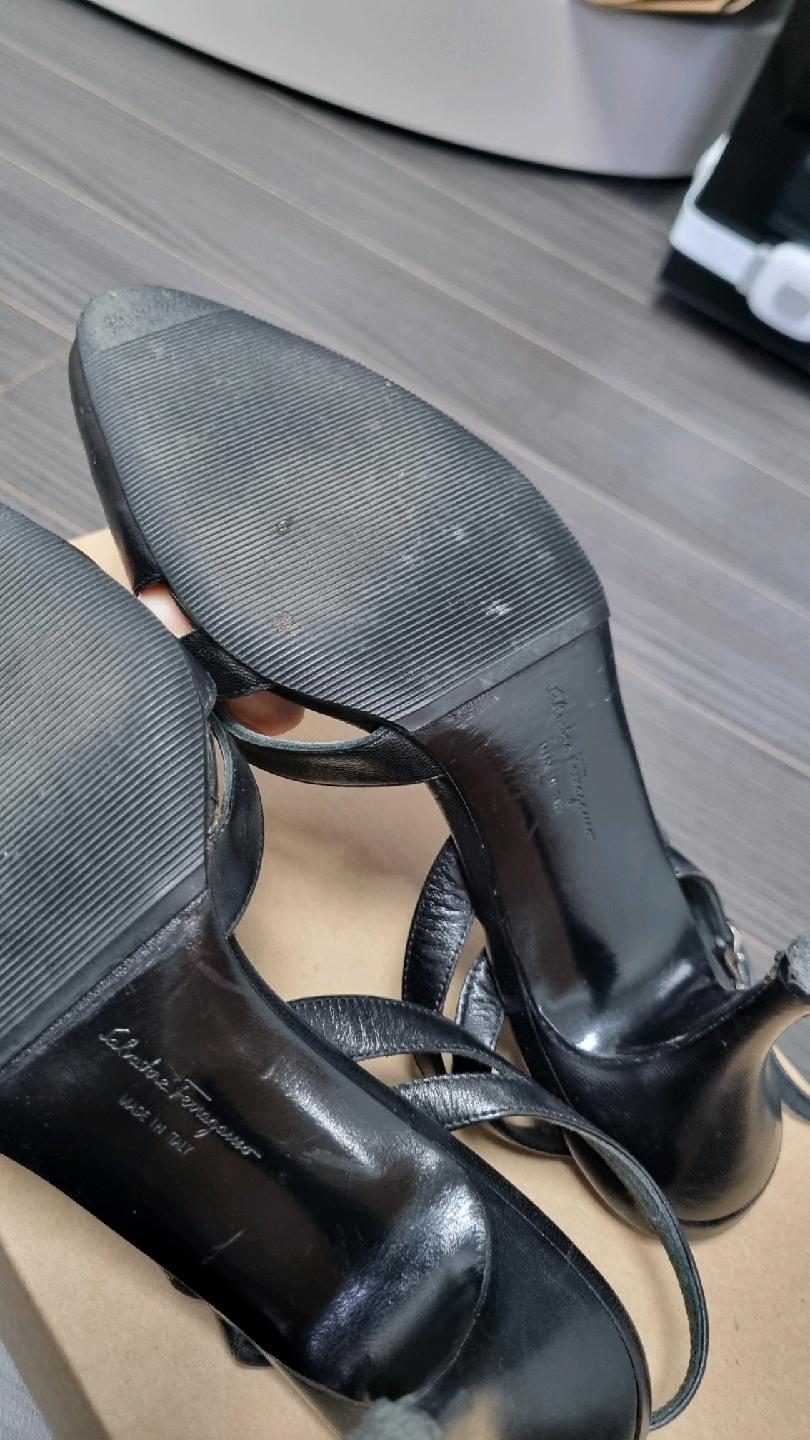 빈티지 페라가모 블랙 샌들 240mm 사이즈 3