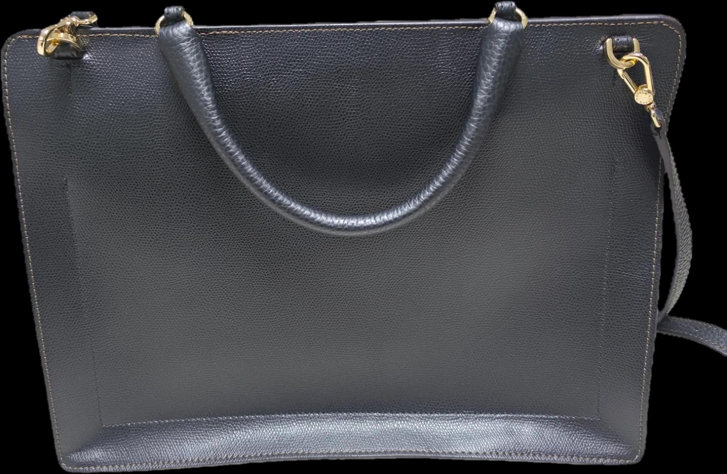 FURLA 블랙 가죽 토트백 3