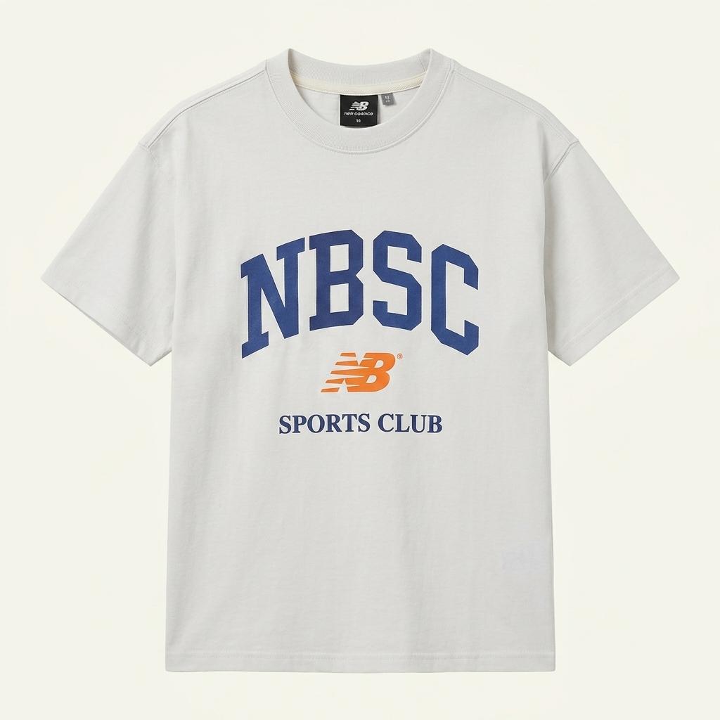 뉴발란스 NBSC 스포츠 클럽 반팔 티셔츠 화이트L