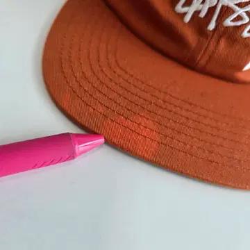 스투시 캡모자 오렌지 F 8