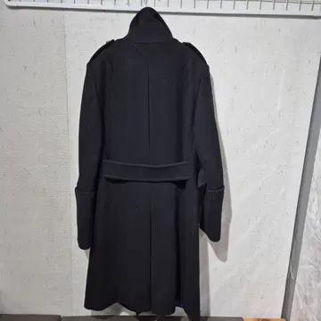 시스템 블랙 더블 버튼 롱 코트 9
