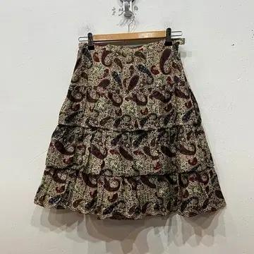 아네스베 페이즐리 캉캉 스커트 치마 Made in JAPAN 2