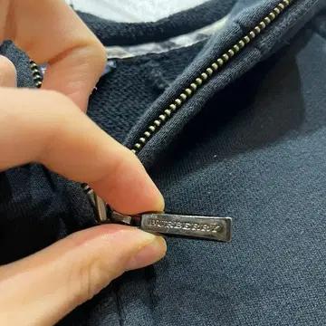 버버리 런던 로고 후드집업 블랙 7