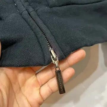 버버리 런던 로고 후드집업 블랙 6