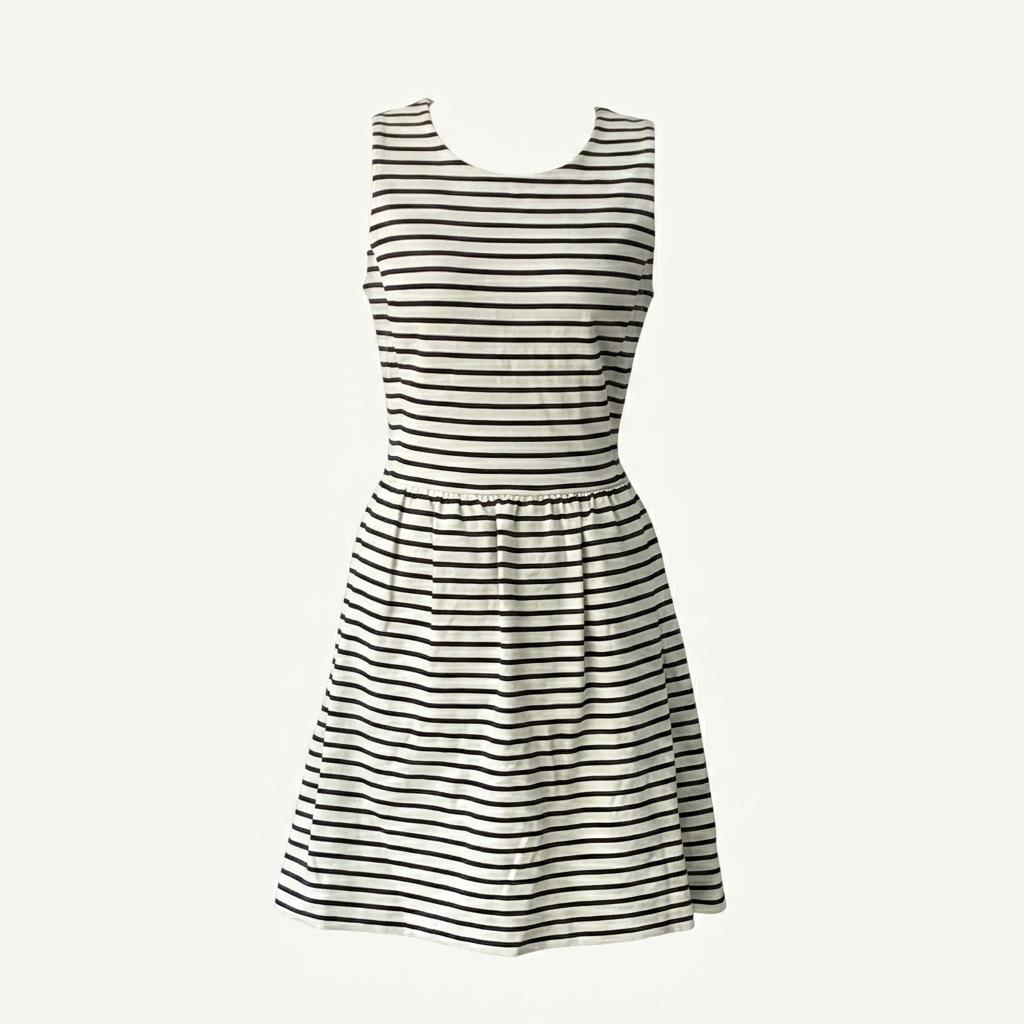 제이크루(J.Crew)블랙 앤 화이트 스트라이프 원피스 1