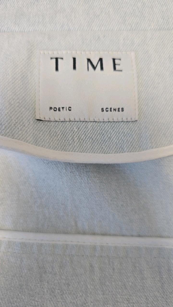 타임 TIME 하이넥 코튼 혼방 재킷 5