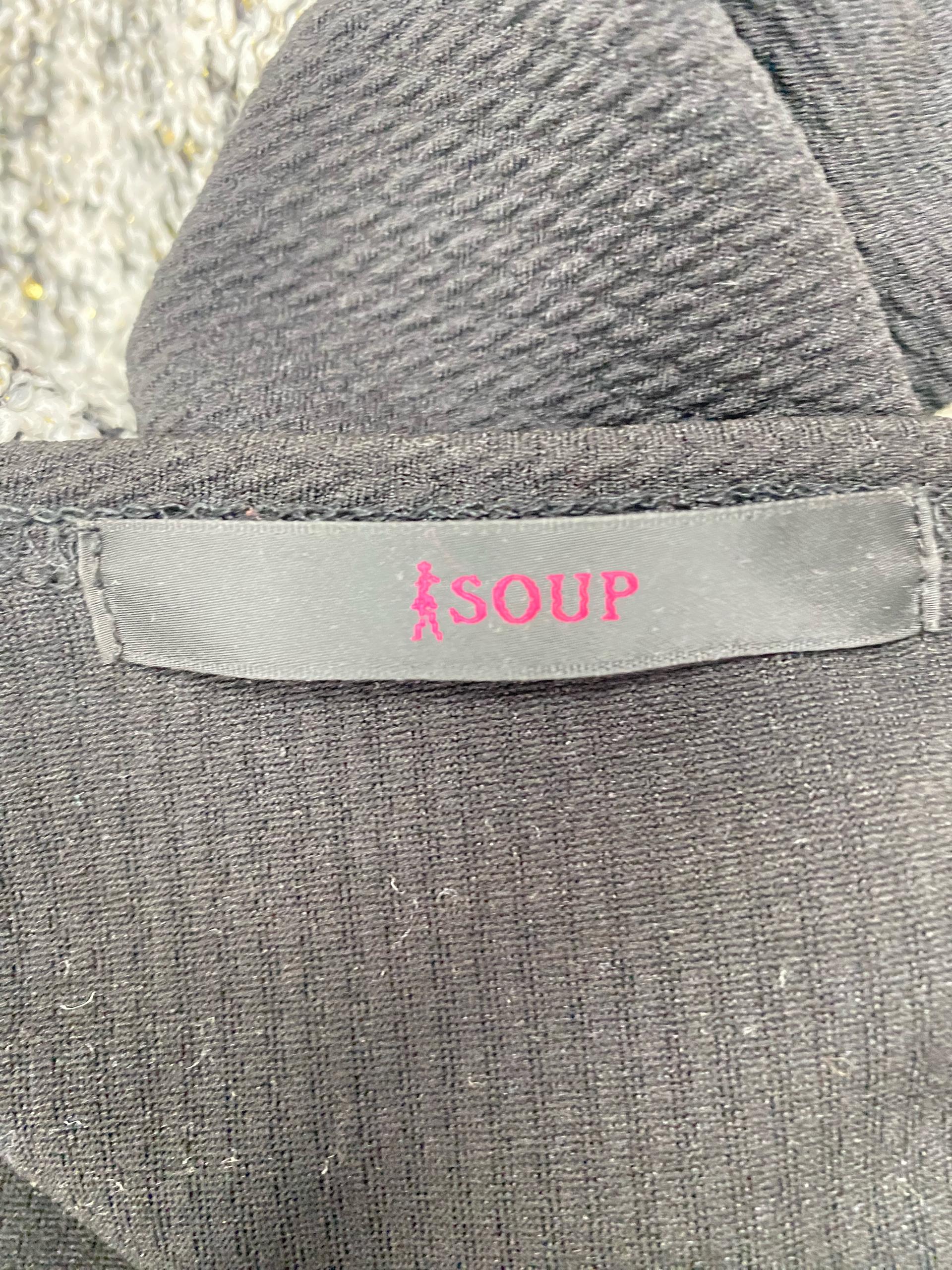 숲 SOUP 블랙 트위드 긴팔 미니 원피스 8