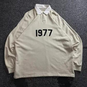 피어오브갓 에센셜 1977 빅로고 럭비 티셔츠 3820 3