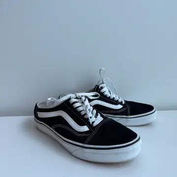 Vans Old Skool 블랙 스니커즈 250 4