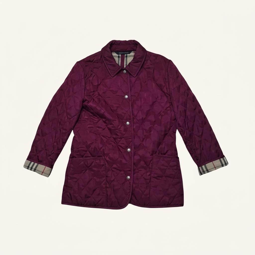 Burberry 버버리 빈티지 체크 디테일 퀼팅 자켓 1