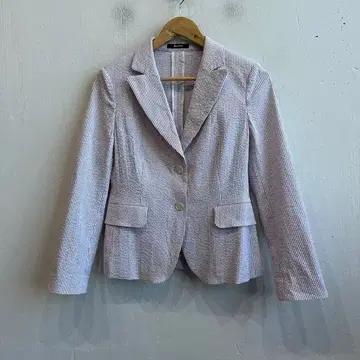 아쿠아스큐텀 시어서커 테일러드 자켓 우먼즈 Made in JAPAN 2