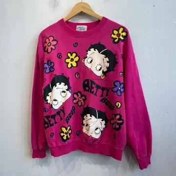 BettyBoop 베티붑 빈티지 스웻셔츠 맨투맨 Made in JAPAN 2