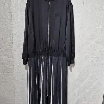 칼 라거펠트 플리츠 믹스 블랙 원피스 2