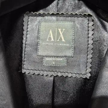 A|X 아르마니 익스체인지 블랙 가죽 자켓 3