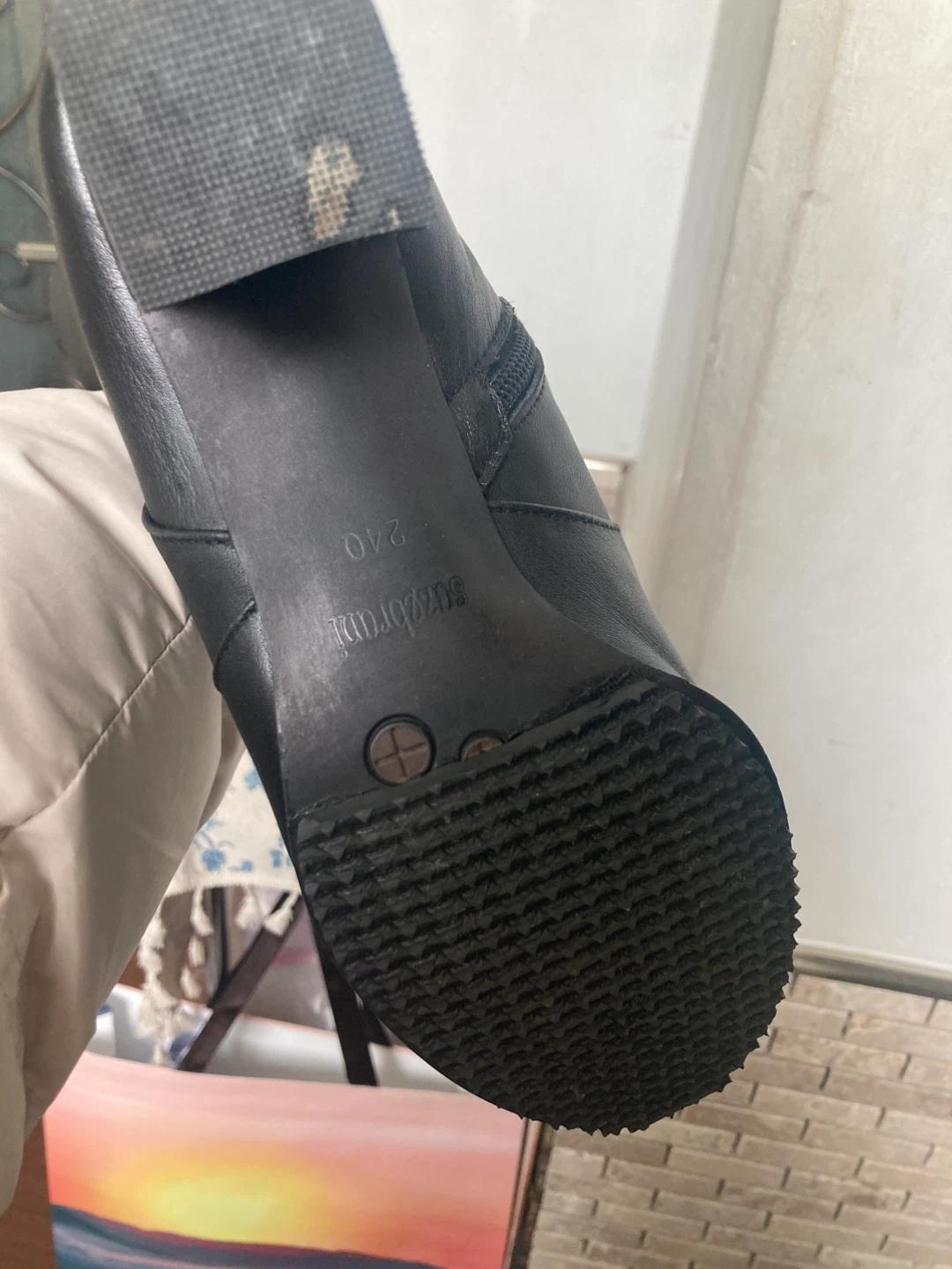 SOVO RUDE 블랙 롱부츠 240mm 3