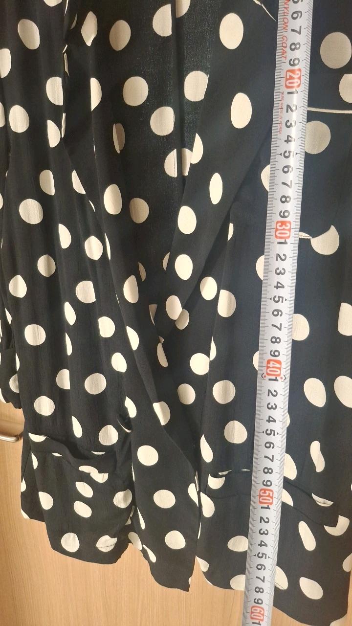 버쉬카 도트 패턴 재킷 블랙 4
