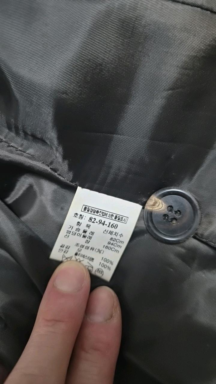 시스템 모 혼방 베이직 싱글 재킷 차콜 5