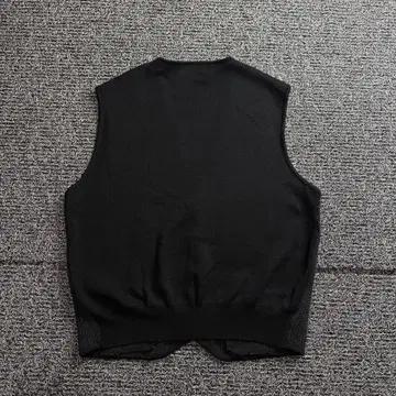 90s YSL 입생로랑 블랙 니트 베스트 3854 6