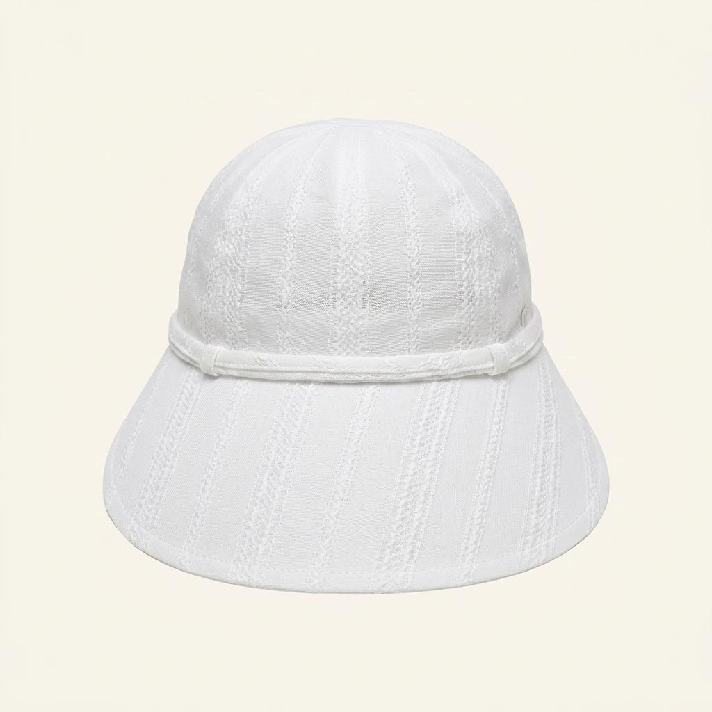 WHITE SANDS 화이트샌즈 스트링 리본 UV 와이드 볼캡 1