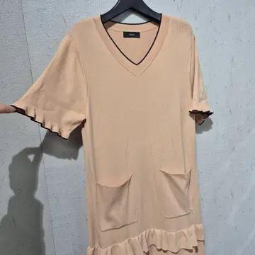 오즈세컨 베이지 니트 원피스 SS20 4