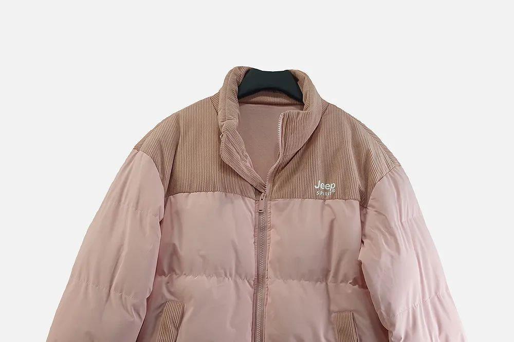 지프 라이트 핑크 여자 패딩 L M8710 5