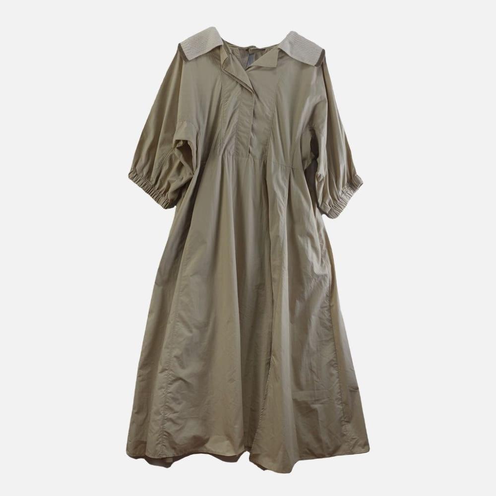 베이지 여자 원피스 66사이즈 M8489 2