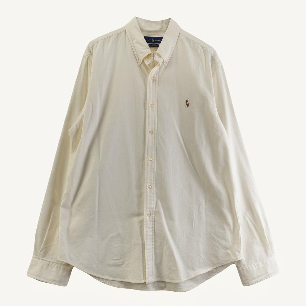 폴로랄프로렌 크림 남자 셔츠 XL M8243 1