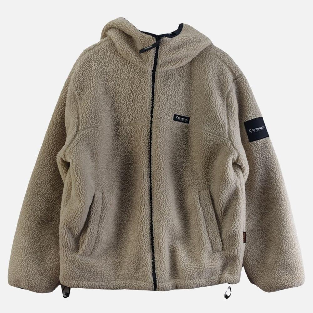 커버낫 베이지 남자 덤블 후리스 자켓 M M8203 3