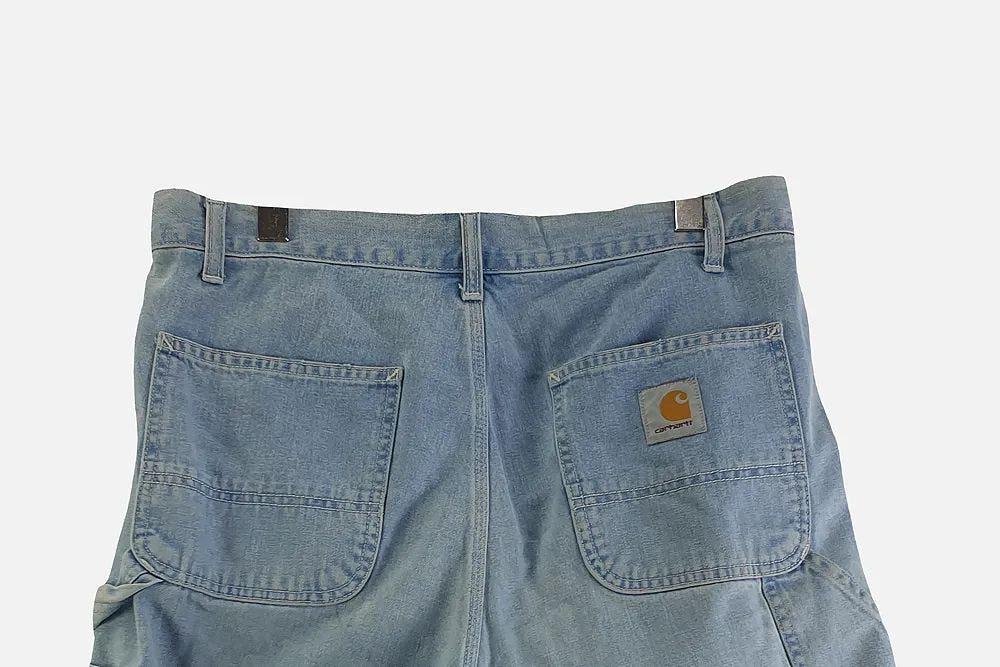 칼하트 라이트 블루 남자 청 반바지 33인치 M7983 7
